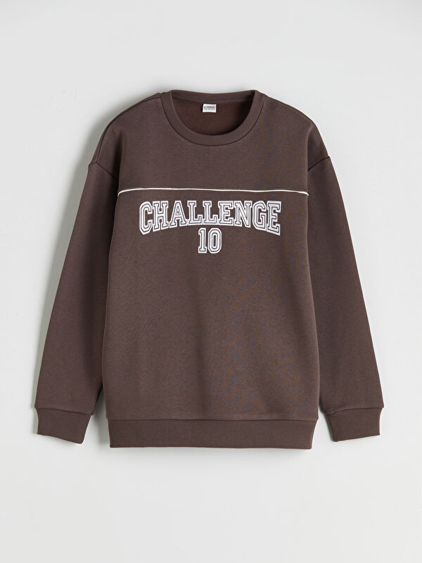 LCW Kids Printed Boys' Thick Sweatshirt
