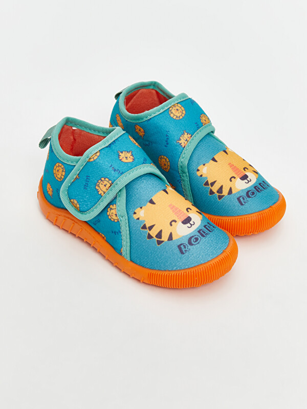 LCW STEPS Baskılı Erkek Bebek Panduf