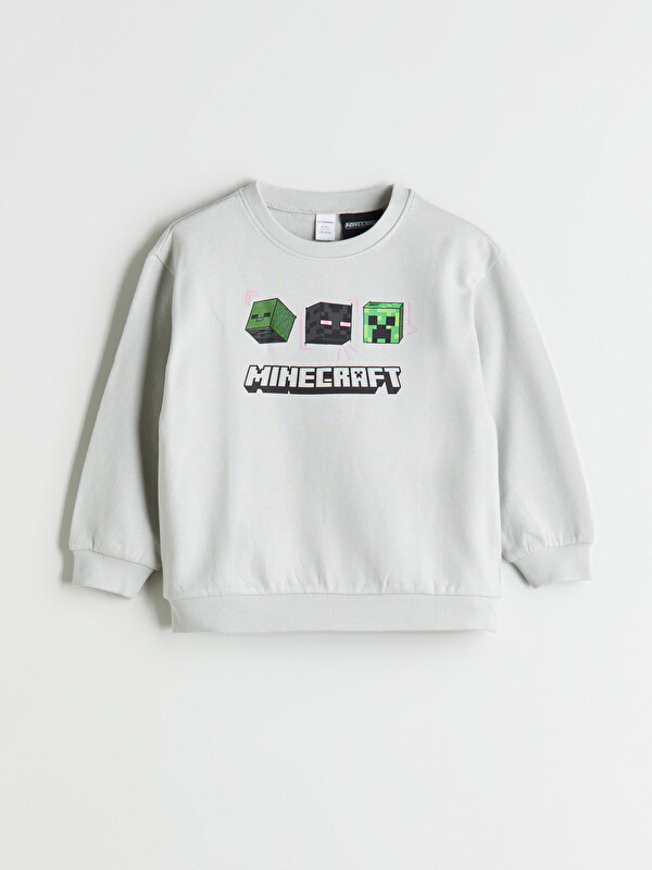 LCW Kids Minecraft Licensed Boys' Thick Sweatshirt