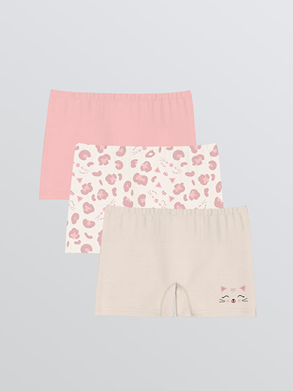 LCW Kids Printed Girls' Boxer 3-packs