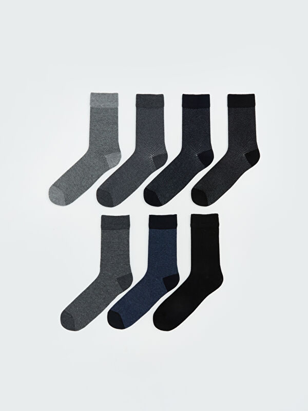 LCW ACCESSORIES Desenli Erkek Soket Çorap 7'li