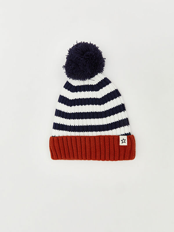 LCW baby Ponponlu Erkek Bebek Bere