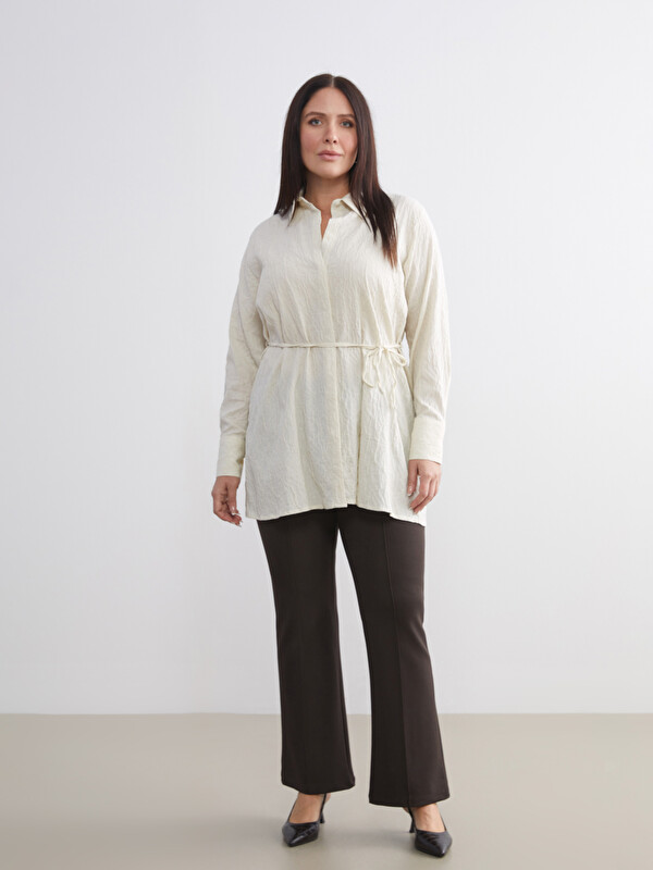 LCWAIKIKI Classic Dar Fit İspanyol Paça Kadın Pantolon