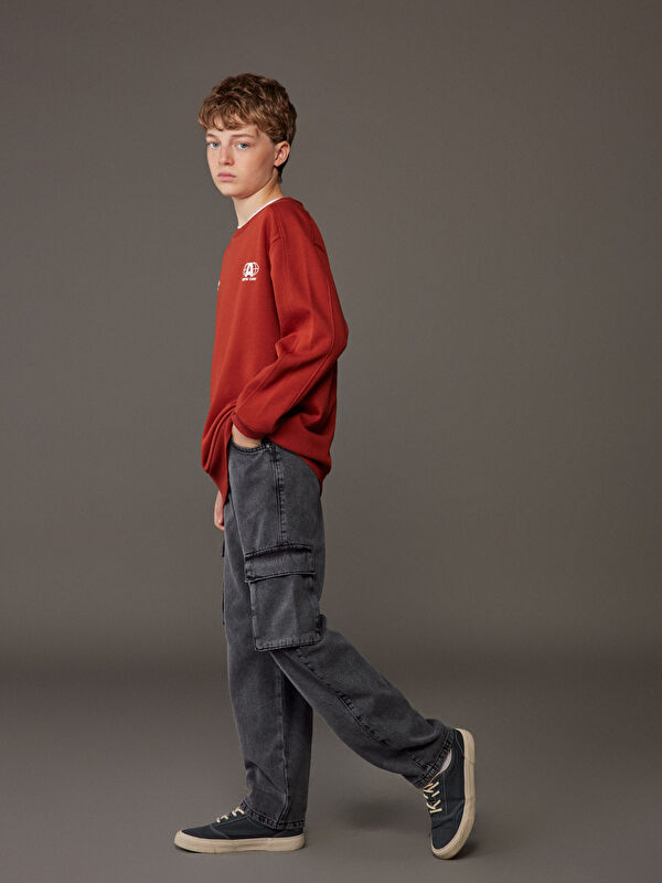 LCW Kids Erkek Çocuk Kargo Jean Pantolon