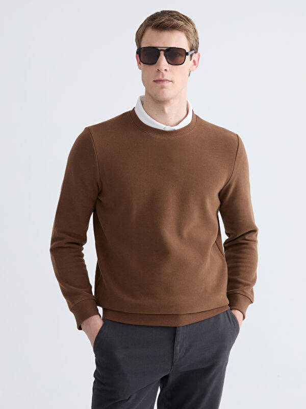 SOUTHBLUE Bisiklet Yaka Erkek Sweatshirt