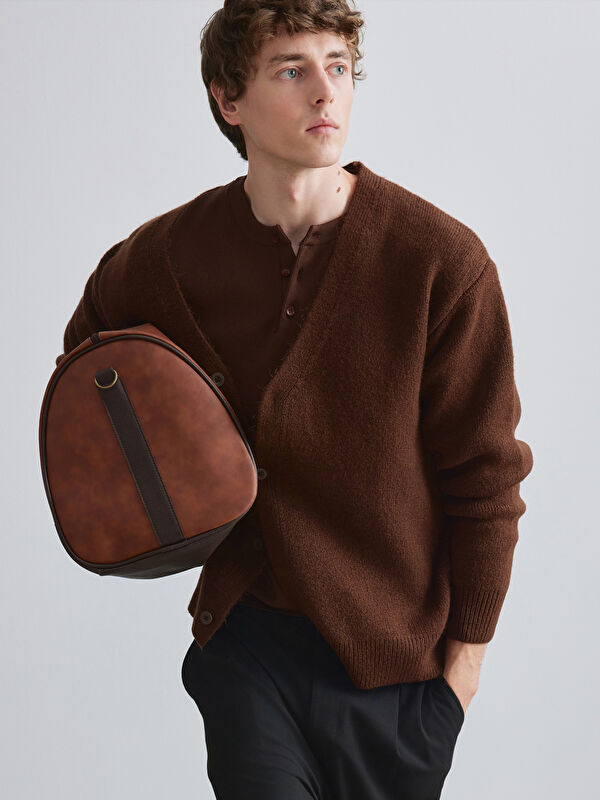 XSIDE V-Neck Men's Knitwear Cardigan