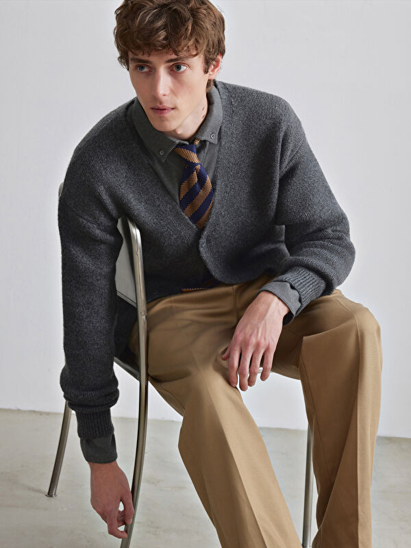 XSIDE V-Neck Men's Knitwear Cardigan
