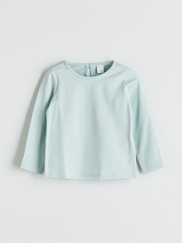 LCW ECO Bisiklet Yaka Basic Kız Çocuk Tişört