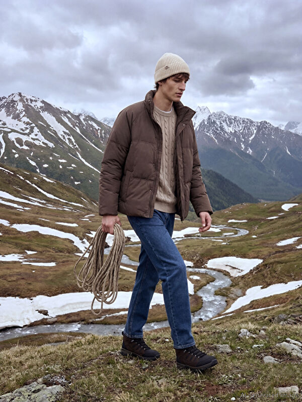 LCW Jeans 779 Regular Fit İçi Polarlı Kışlık Erkek Jean Pantolon