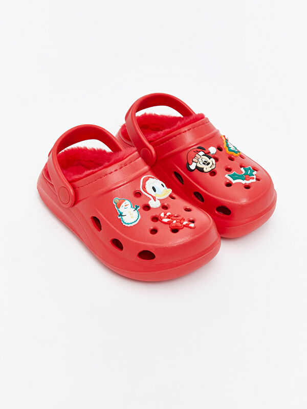 LCW STEPS Mickey Mouse Printed Baby Girls' Home Slippers
