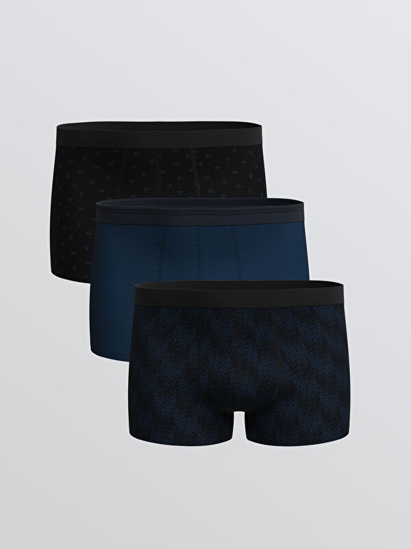 LC WAIKIKI Standart Kalıp Pamuklu Esnek Erkek Boxer 3'lü