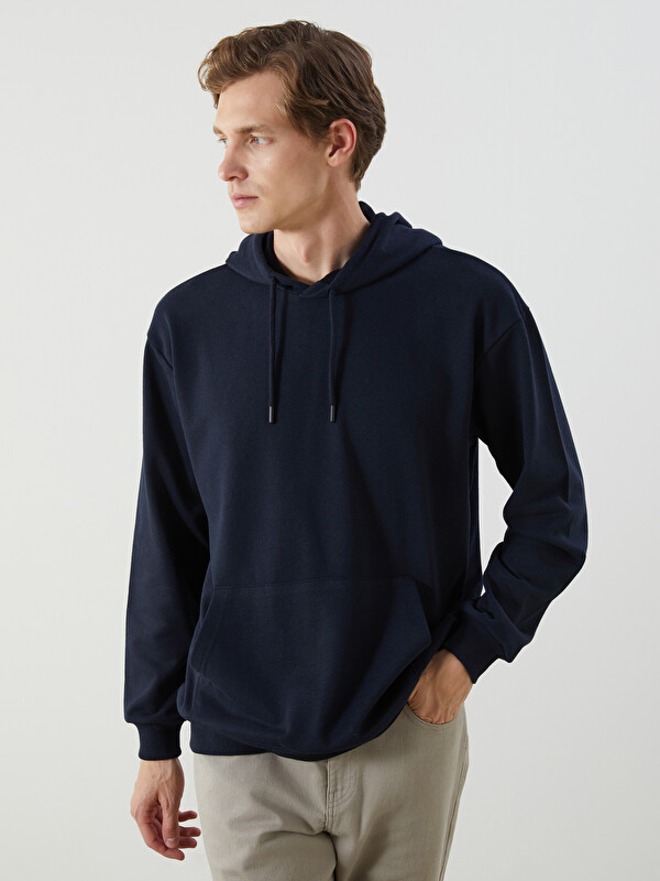 LCW ECO Uzun Kollu Erkek Hoodie