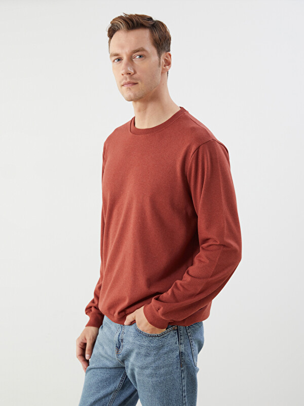 LCW ECO Bisiklet Yaka Erkek Sweatshirt