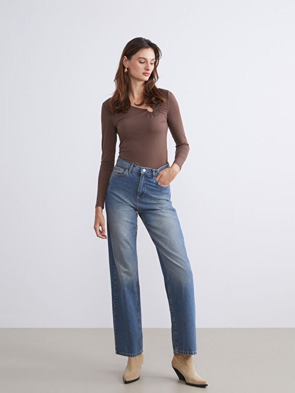 LCW Jeans Straight Fit Kadın Jean Pantolon