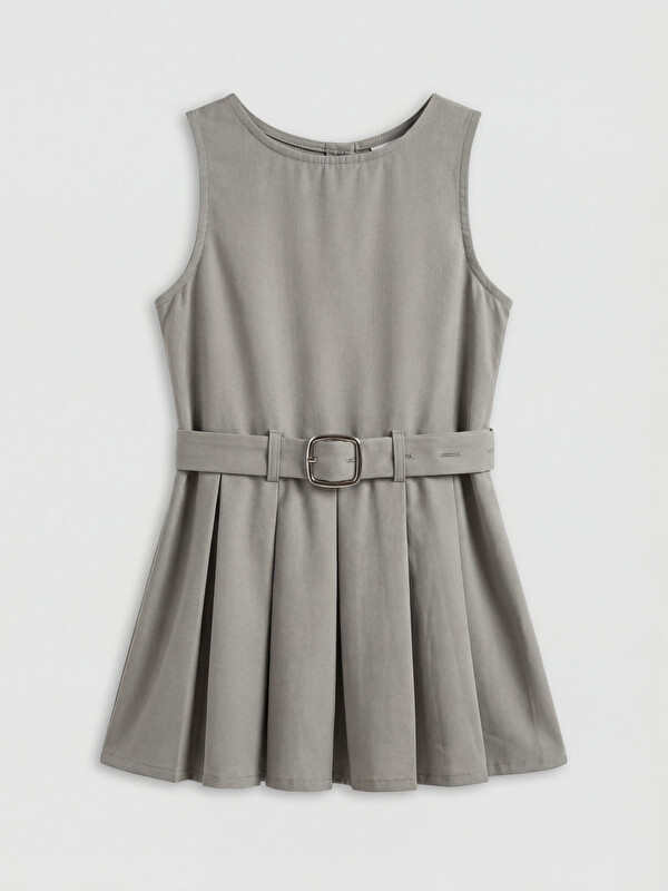 LCW Kids Crew Neck Baby Girls' Dress
