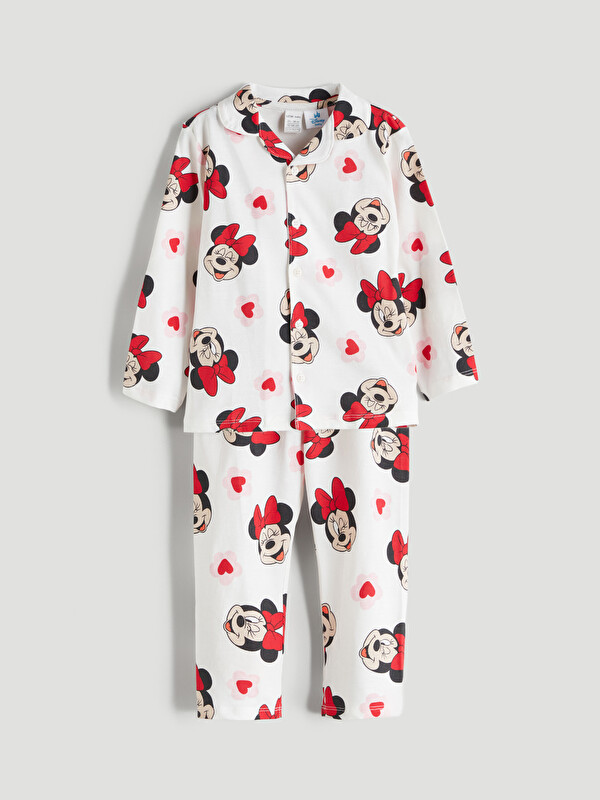 LCW baby Minnie Mouse Printed Baby Girls' Pyjamas Set