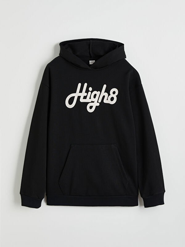 LCW Kids Hooded Printed Boys' Sweatshirt