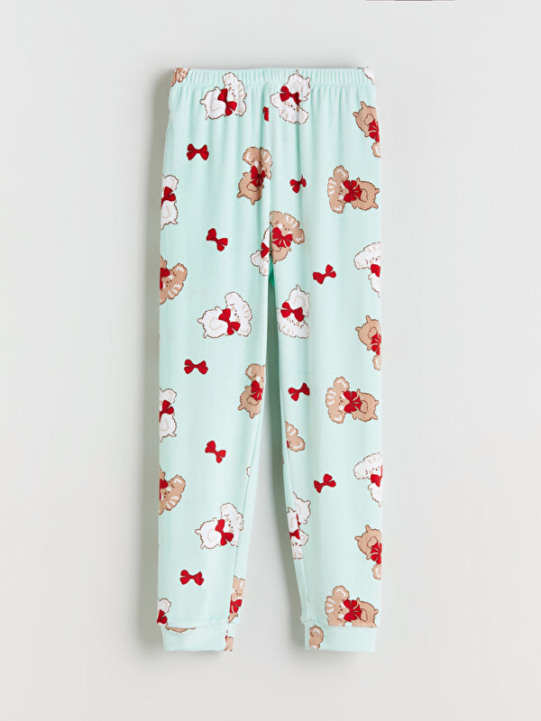 LCW Kids Beli Lastikli Kız Çocuk Pijama Alt