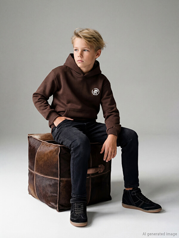 LCW Kids ұлдарға арналған кең джинс шалбар