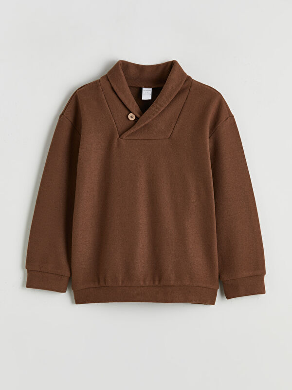 LCW Kids V Yaka Erkek Çocuk Sweatshirt