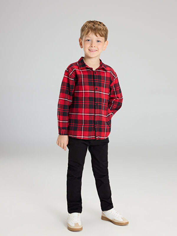 LCW Kids Boys' Gabardine Trousers and Belt