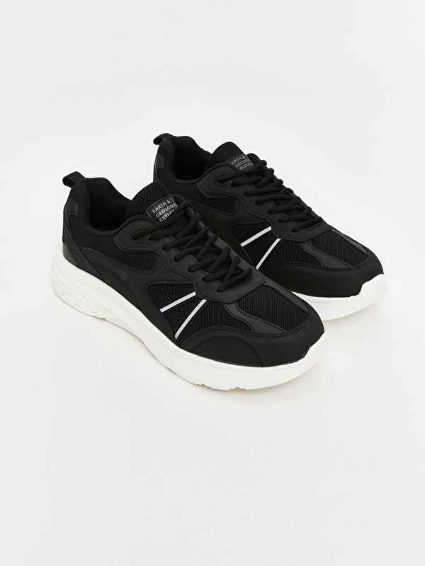 Bağcıklı File Detaylı Erkek Spor Ayakkabı - Görsel 2