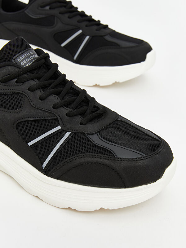 Bağcıklı File Detaylı Erkek Spor Ayakkabı - Görsel 4