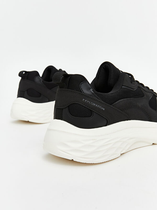 Bağcıklı File Detaylı Erkek Spor Ayakkabı - Görsel 6