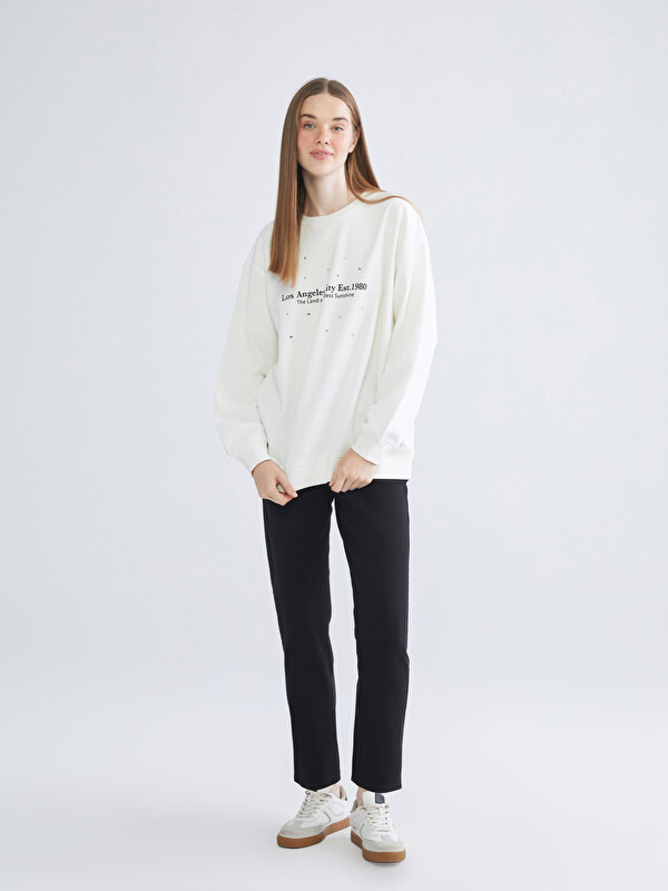 LCWAIKIKI Classic Slim Mom Kadın Jean Pantolon