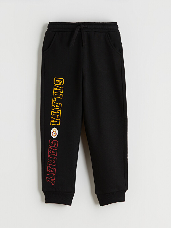 LCW Kids Beli Lastikli Galatasaray Baskılı Erkek Çocuk Jogger Eşofman Alt