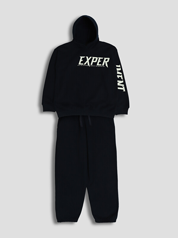 LCW Kids Hooded Boys' Sweatshirt and Sweatpants