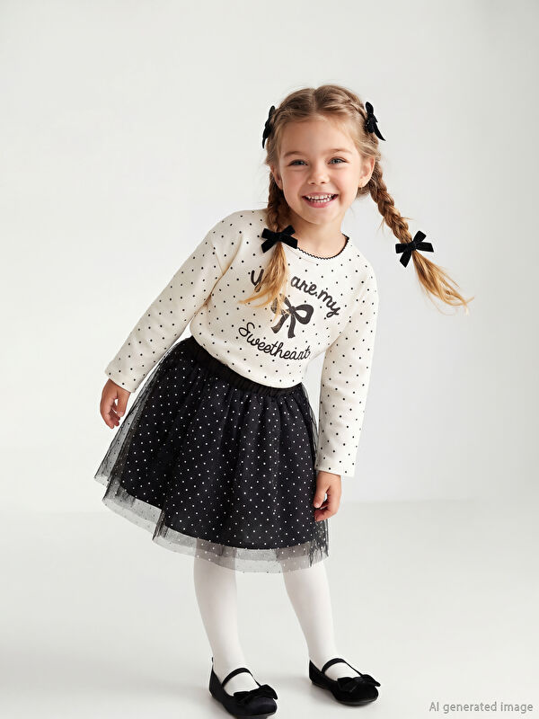 LCW Kids Beli Lastikli Kız Çocuk Tütü Etek