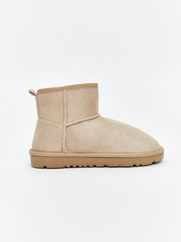 Süet Görünümlü Kız Çocuk Bot - Görsel 3