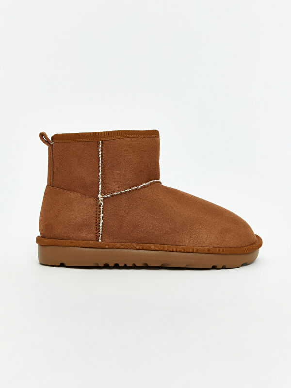 Süet Görünümlü Kız Çocuk Bot - Görsel 3