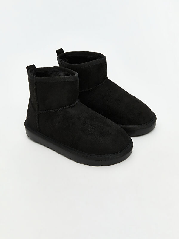 Lcw Steps Siyah Lcw Steps Süet Görünümlü Kız Çocuk Bot