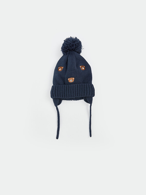 LCW baby Pom-Pom Baby Boys' Beanie