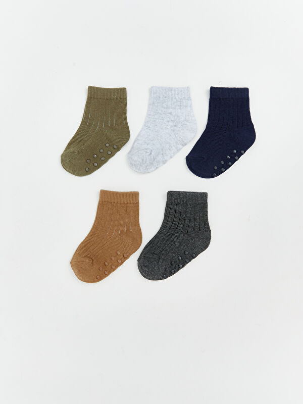 LCW baby Basic Baby Boys' Ankle Socks 5 Pack