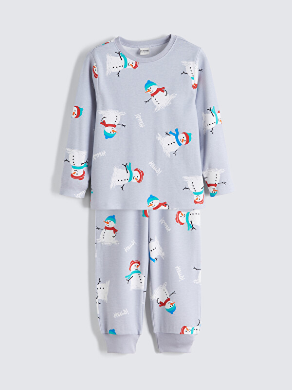 LCW Kids New Year Themed Boys' Pyjama Set