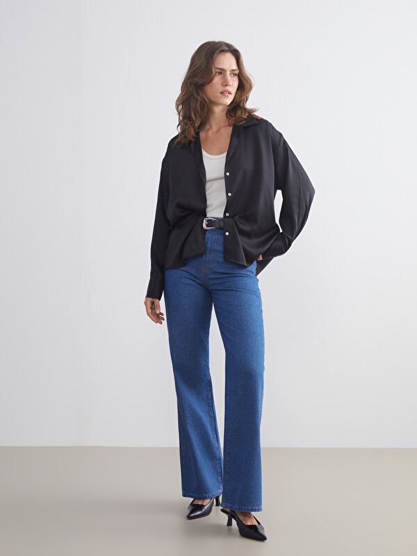 LCW ECO Wideleg Kadın Jean Pantolon