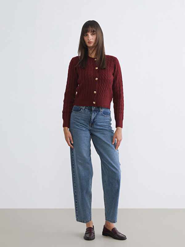 LCW Jeans Barrel Fit Kadın Jean Pantolon