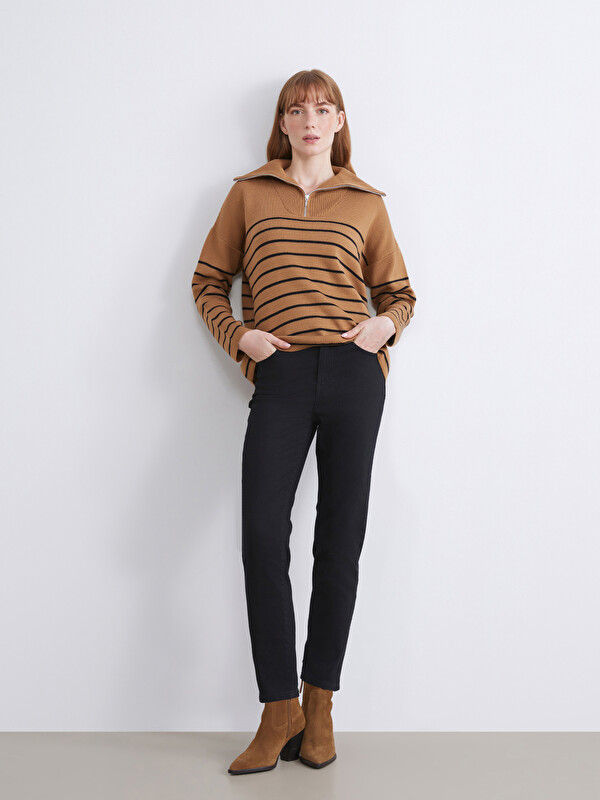 LCW ECO Slim Mom Kadın Jean Pantolon