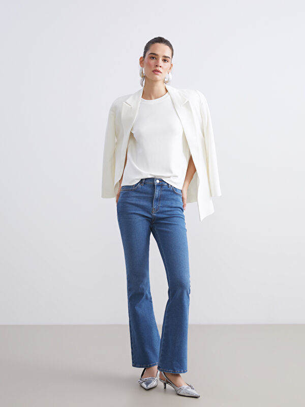 LCW Jeans Flare Kadın Jean Pantolon