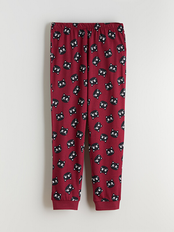 LCW Young Beli Lastikli Desenli Kadın Jogger Pijama Altı