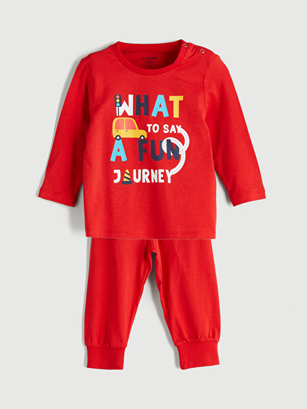 LCW Kids Baskılı Erkek Çocuk Pijama Takımı
