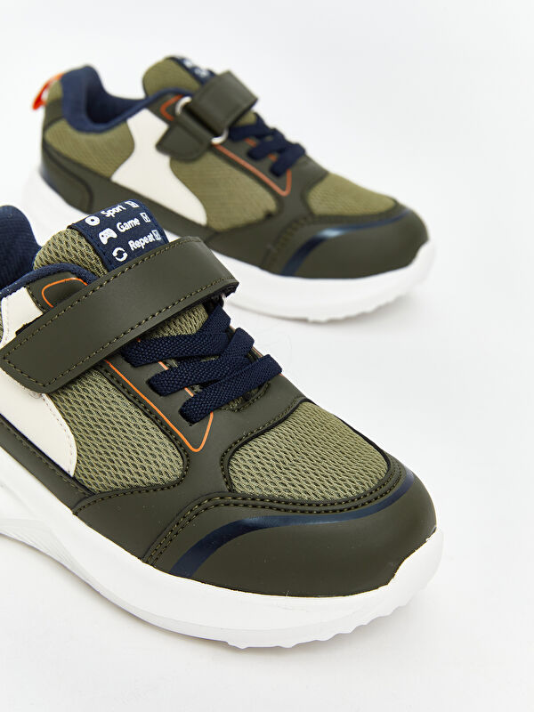 Bağcık ve Cırt Cırtlı Erkek Bebek Spor Ayakkabı - Görsel 4