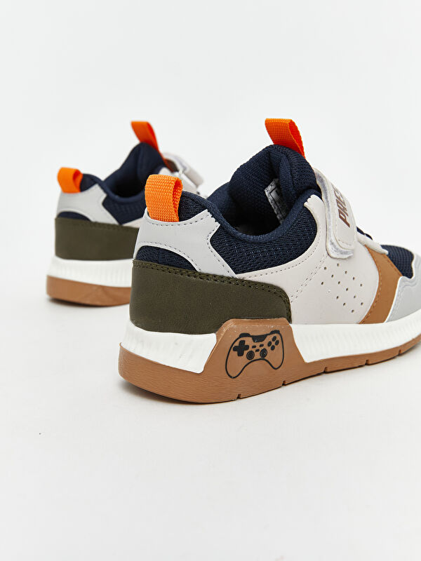 Bağcık ve Cırt Cırtlı Erkek Bebek Spor Ayakkabı - Görsel 6