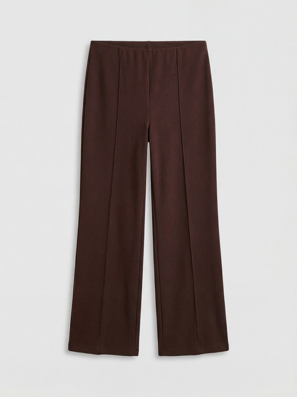 LCW Vision Elastic Waist Wide Leg Women's Trousers