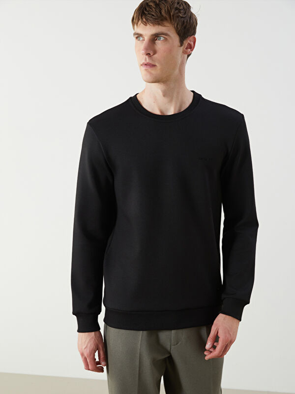 SOUTHBLUE Bisiklet Yaka Uzun Kollu Erkek Sweatshirt