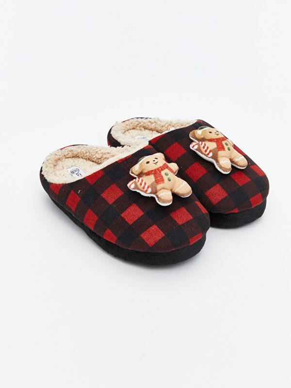 LCW STEPS Teddy Bear Embroidered Baby Boys' Home Slippers