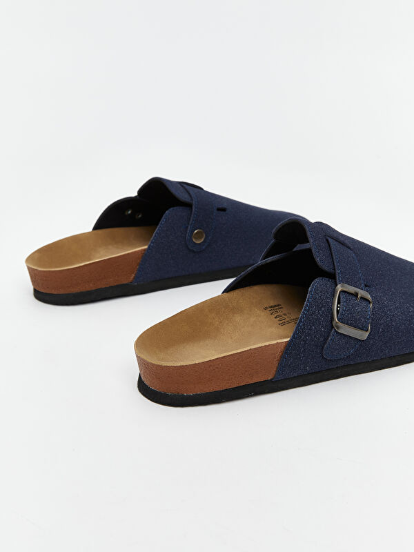 Süet Görünümlü Erkek Terlik - Görsel 6